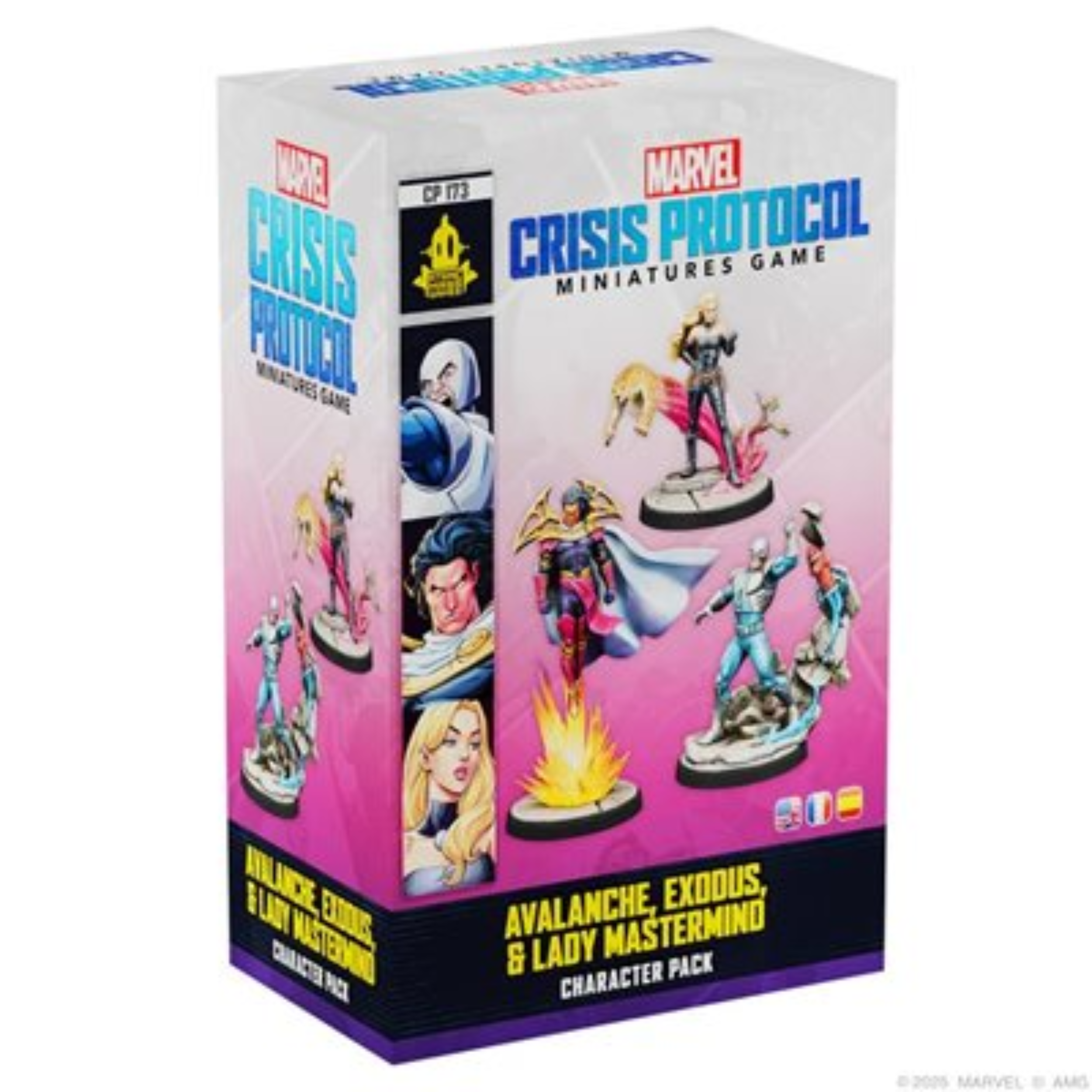 Marvel Crisis Protocol Avalance, Exodus, and Lady Mastermind